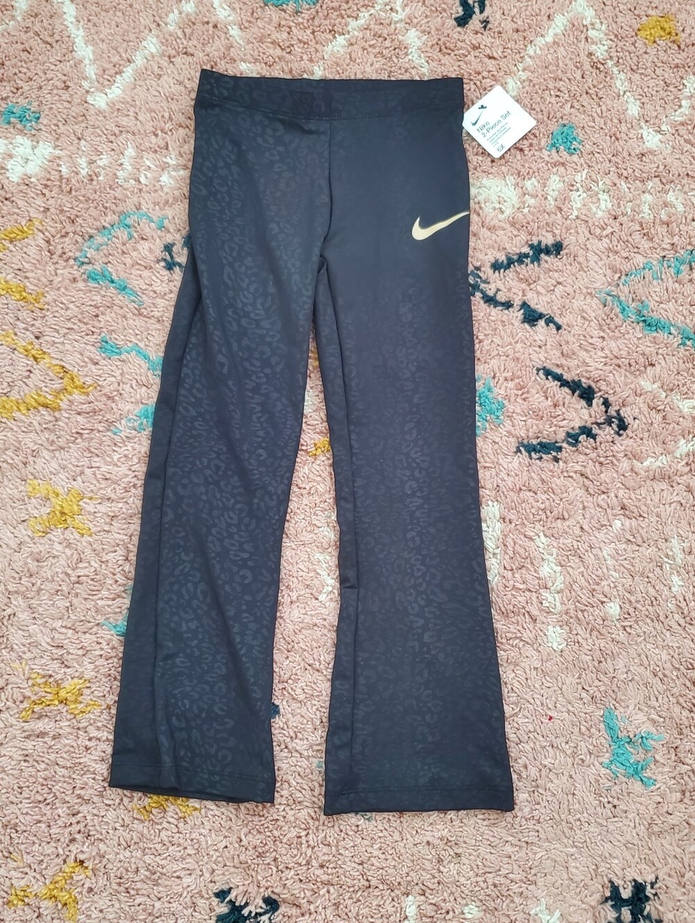 Nike Girls Swoosh Spirit Dri-FIT Leggings, 2-Piece Set Size 6X NWT - Picture 9 of 16